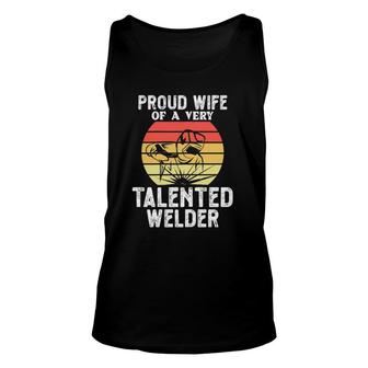 Womens Welder Design For Your Welders Wife Unisex Tank Top | Mazezy