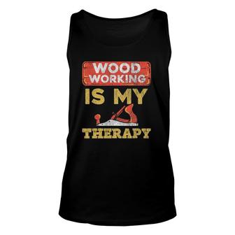Woodwork Crafting Carpentry Gift Woodworking Carpenter Unisex Tank Top | Mazezy