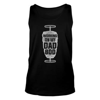 Working On My Dad Bod Doner Kebab Fathers Day Unisex Tank Top - Seseable
