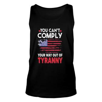 You Can Not Comply Attractive Gift 2022 Unisex Tank Top - Thegiftio