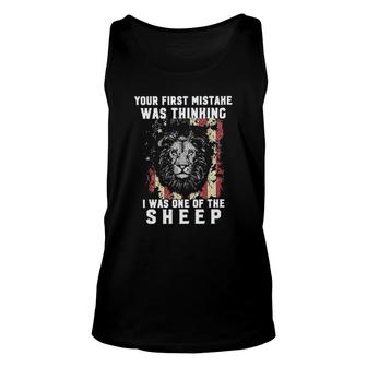 Your First Mistake Was Thinking Attractive Gift 2022 Unisex Tank Top - Thegiftio UK