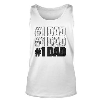 1 Dad Apparel For The Best Dad Ever - Vintage Dad Unisex Tank Top - Seseable