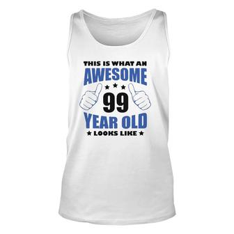 99Th Birthday Awesome For Him 99 Years Old Grandpa 1923 Ver2 Tank Top | Mazezy