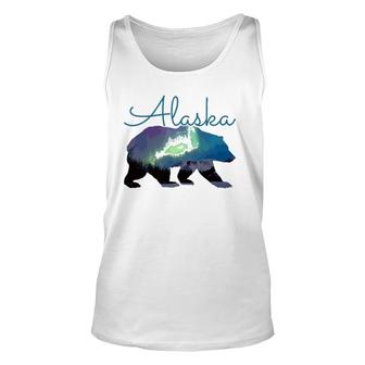 Alaska Bear Grizzly Polar Alaskan Nature Unisex Tank Top | Mazezy
