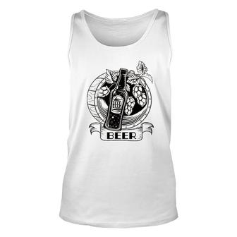 Beer Grape Black Art Great 2022 Trend Unisex Tank Top - Seseable