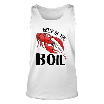 Womens Belle Of The Boil Crawfish Crayfish Eating Cajun V-Neck Tank Top | Mazezy