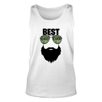 Best Dad Ever Black Beard Special Gift For Dad Fathers Day Unisex Tank Top - Seseable