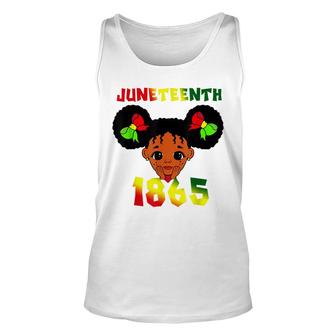 Black Girl Juneteenth 1865 Kids Toddlers Celebration Unisex Tank Top - Seseable