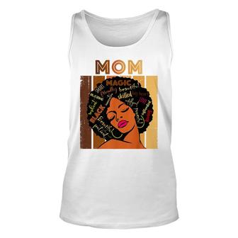 Black Smart Mom Afro African American Women Mother Day Unisex Tank Top - Thegiftio UK