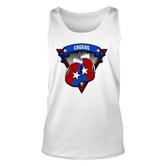 Caguas Puerto Rico Boxing Gloves Puerto Rican Camisas Unisex Tank Top | Mazezy