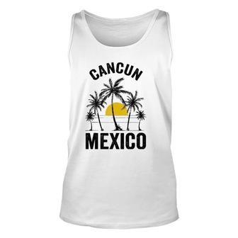 Cancun Beach Souvenir Mexico 2021 Vacation Family Unisex Tank Top - Seseable