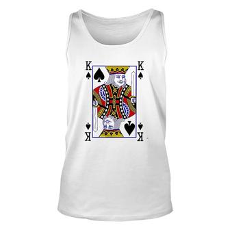 Casual King Of Spades Attractive Gift 2022 Unisex Tank Top - Thegiftio