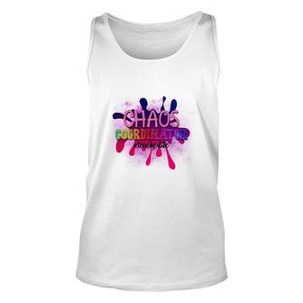 Chaos Coordinator Teacherlite Great Teacher Unisex Tank Top - Seseable