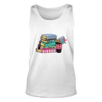 Coffee And Book Who Coffee And Book Lover Unisex Tank Top - Seseable