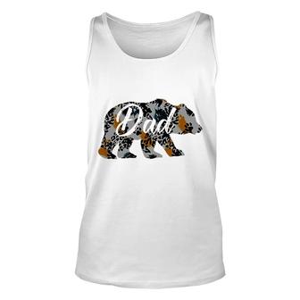 Dad Bear Special Super Father Gift 2022 Unisex Tank Top - Seseable