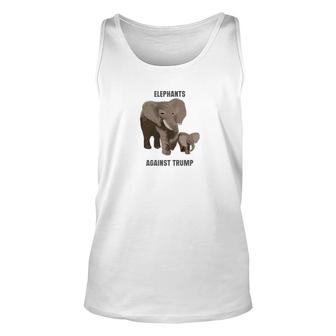 Elephants Against Trump Anti Trophy Hunting Unisex Tank Top - Monsterry DE