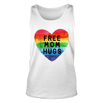 Free Mom Hugs Rainbow Pride Lgbt Unisex Tank Top - Seseable