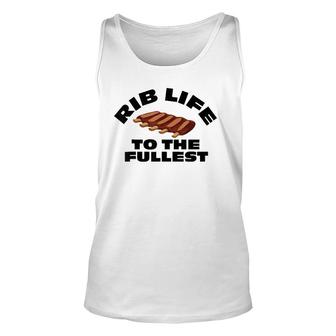 Funny Bbq Accessory Gift Idea For Dad Meat Smoking Rib Lover Unisex Tank Top - Seseable