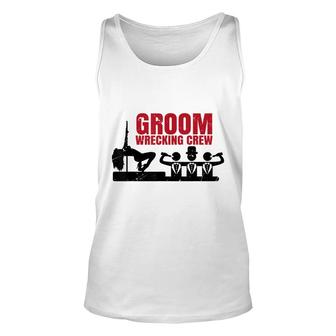 Grooms Crew | Wedding Bucks Groom Groomsmen | Bachelor Party Unisex Tank Top - Seseable