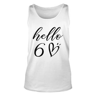 Hello Sixty 60Th Birthday Gifts 60Th Birthday Gift Unisex Tank Top - Seseable