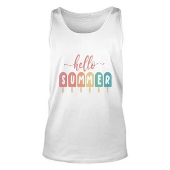 Hello Summer Welcome You Idea Gift Unisex Tank Top - Seseable