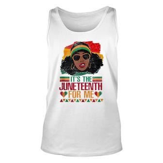Its The Juneteenth For Me Free-Ish Since 1865 Independence Unisex Tank Top - Seseable