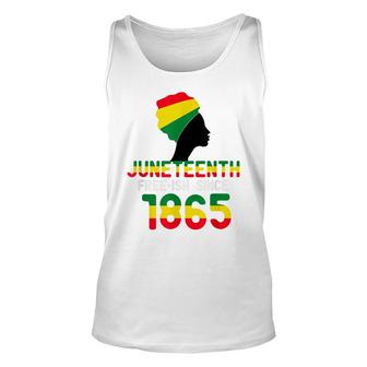 Juneteenth Women Men Boy Girl Free-Ish Since 1865 Unisex Tank Top - Thegiftio UK