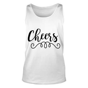 Let_S Beer And Cheers To Happy Idea Gift For Beer Lover Unisex Tank Top - Seseable