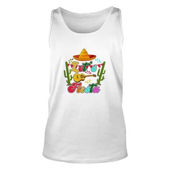 Lets Fiesta Colorful Decoration Gift For Human Guitar Unisex Tank Top - Seseable