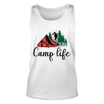 Life Of Travel Lovers Is Great Camp Life To Explore Unisex Tank Top - Seseable