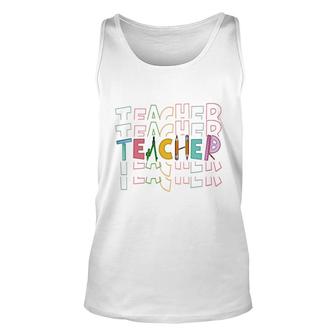 Math Teacher And A Creative And Logical Person At Work Unisex Tank Top - Seseable