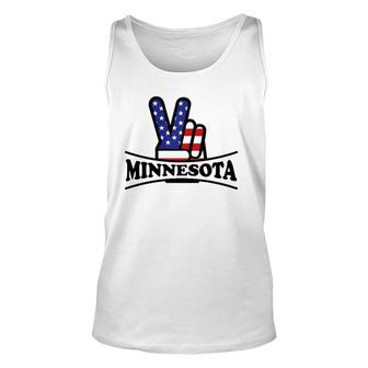 Minnesota Home State Retro Vintage 70S 80S Style Unisex Tank Top - Seseable