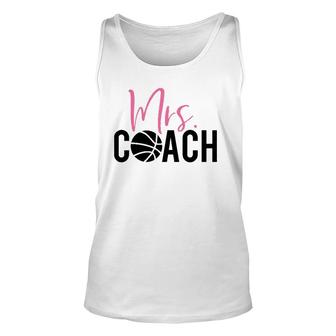Mrs Basketball Coach For Basketball Coach Wife Unisex Tank Top | Mazezy