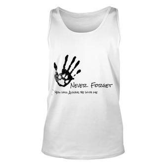 Never Forget Dog Leg You Will Always Be With Me New Trend Unisex Tank Top - Thegiftio UK