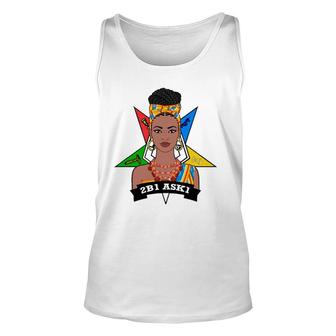 Order Of The Eastern Star Oes 2B1 Ask1 Fatal Diva Freemason Unisex Tank Top | Mazezy