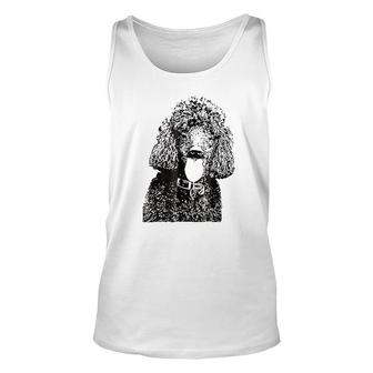 Poodle Face Dog Mom Or Dad Christmas Gift Unisex Tank Top - Monsterry DE