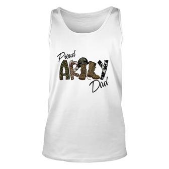 Proud Army Dad For Hero Military Dad Unisex Tank Top - Seseable