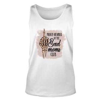 Proud Member Of The Bad Moms Club Vintage Mothers Day Unisex Tank Top - Seseable