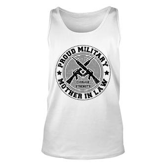 Proud Military Mother In Law - Family Of Soldiers Vets Unisex Tank Top - Seseable
