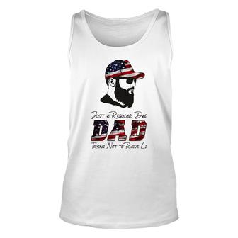 Regular Dad Trying Not To Raise Liberals Dad Hat Unisex Tank Top - Seseable