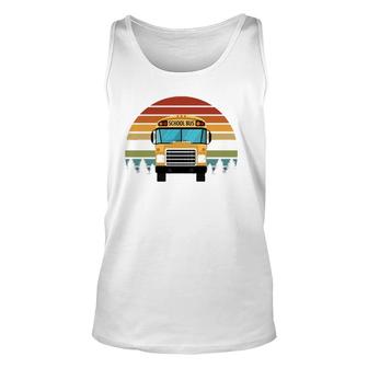School Bus Driver Appreciation Gifts Christmas Retirement Unisex Tank Top - Seseable