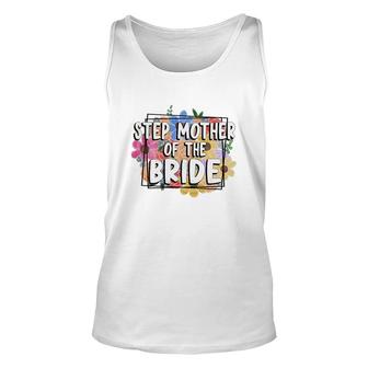 Stepmother Of The Bride Watercolor Stepmom Mothers Day Unisex Tank Top - Seseable