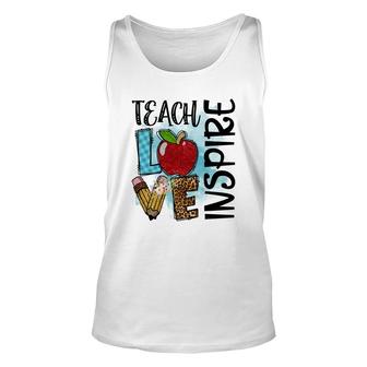 Teachers Always Have A Love For Teaching And Inspiring Unisex Tank Top - Seseable