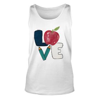 Teachers Have Love For Students And Useful Knowledge Unisex Tank Top - Seseable