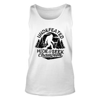 Undefeated Hide And Seek Champion Attractive Gift 2022 Unisex Tank Top - Thegiftio