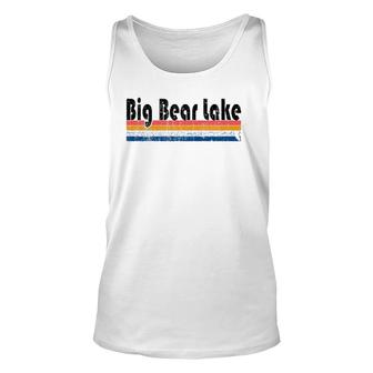 Vintage 80S Style Big Bear Lake Ca Unisex Tank Top | Mazezy