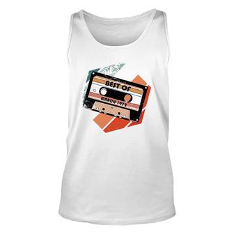 Vintage Best Of March 1972 Cassette Retro Birthday Tape Unisex Tank Top - Seseable