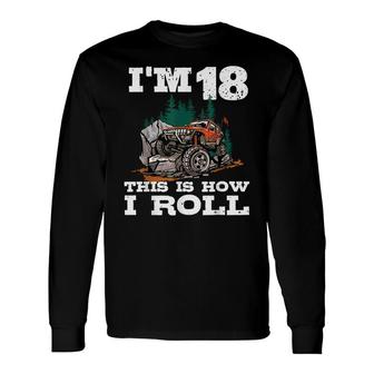 18Th Birthday 4X4 Offroad Lover 18 Years Old Bday Long Sleeve T-Shirt - Seseable