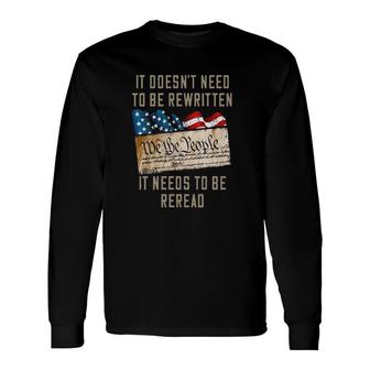 Print 2022 It Does Not Need To Be Rewriten Long Sleeve T-Shirt - Seseable