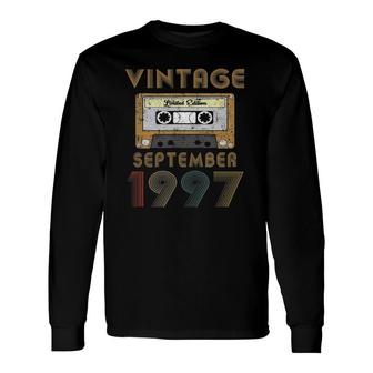 23 Years Old Vintage Made In September 1997 23Rd Birthday Long Sleeve T-Shirt - Seseable